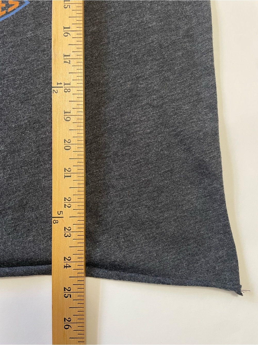 Harley-Davidson Dark Gray Eagle Graphic Tank. Mesh at Neckline. Raw Hems Size S - Picture 4 of 5